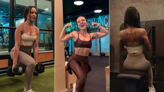 Larissa Manoela detalha rotina de treino e fala sobre não ter nenhum procedimento estético: 'Trabalho com meu corpo' Larissa Manoela detalha rotina de treino e fala sobre não ter nenhum procedimento estético: 'Trabalho com meu corpo'